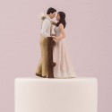 Figurine de mariage thème rustique