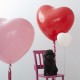 Ballon géant coeur rouge