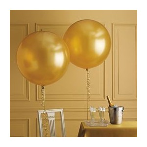 Ballon géant or 250 cm
