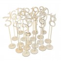 Numéro de table mariage en bois x 10