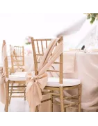 Comment décorer les chaises de réception pour votre mariage ?